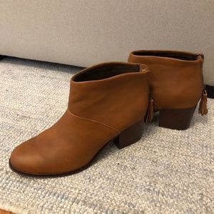 Women's Tan Booties - TOMS - Never Worn